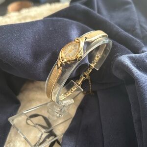 Elegant Gold Bulova Women's Watch